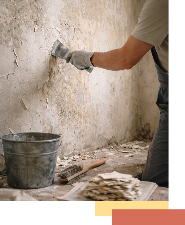 Удаление старой краски со стен в Камне-на-Оби качественно и быстро