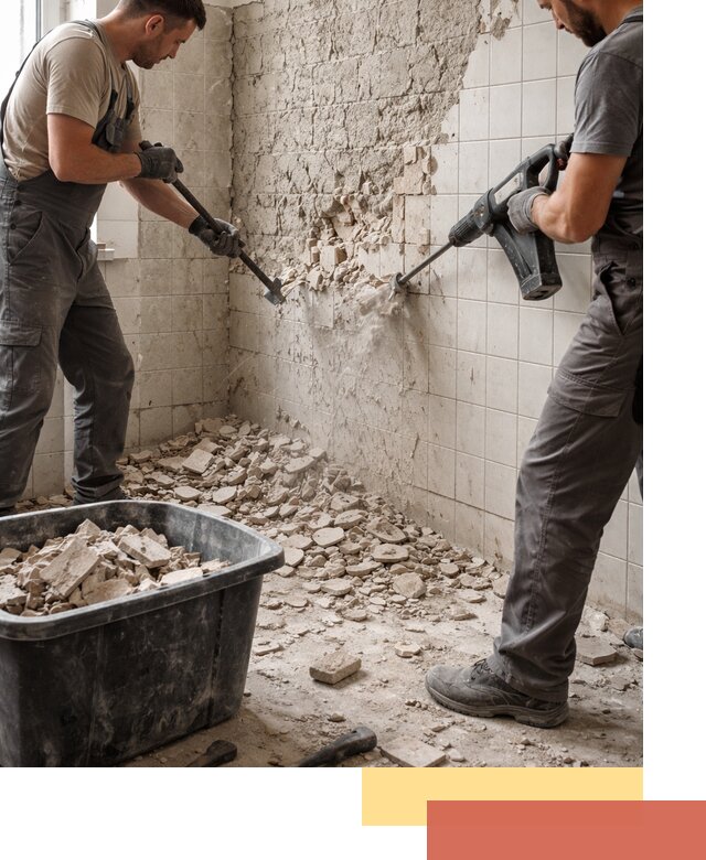 Демонтаж плитки со стен в Камне-на-Оби быстро и аккуратно