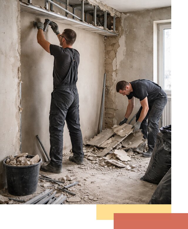 Демонтаж короба из гипсокартона в Камне-на-Оби быстро и аккуратно