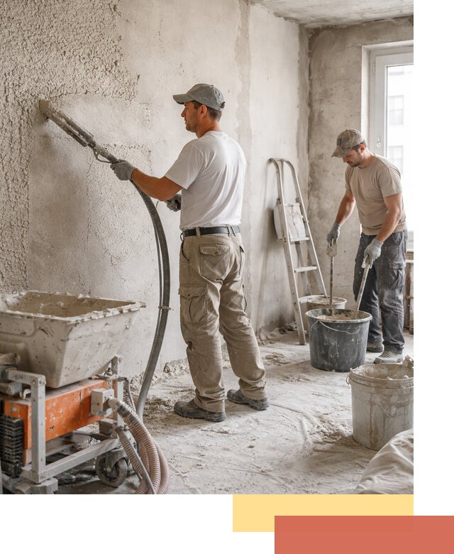 Машинная штукатурка стен в Камне-на-Оби — быстро и качественно