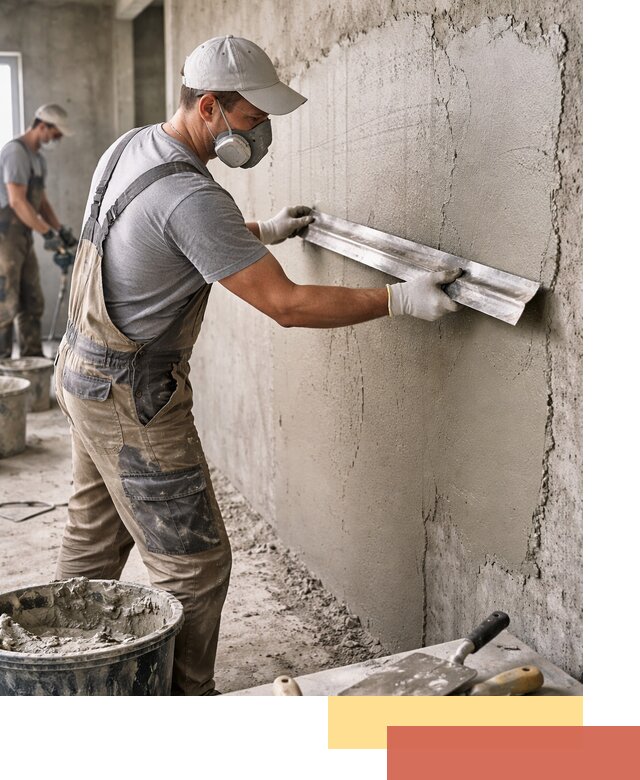 Штукатурка бетонных стен в Камне-на-Оби качественно и долговечно