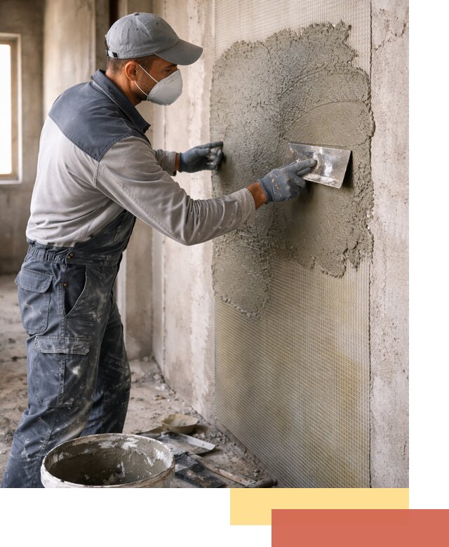 Штукатурка стен по сетке в Камне-на-Оби под ключ качественно и быстро