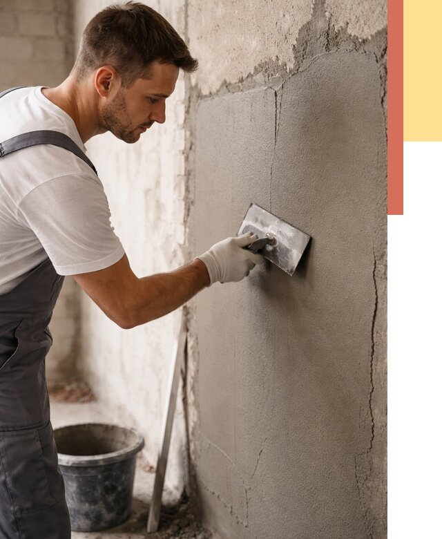 Штукатурка стен под плитку в Камне-на-Оби от 4263 руб./м2 — выравнивание под плитку | ОТДЕЛОЧНИК-Кно