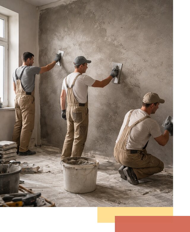 Декоративная штукатурка под бетон в Камне-на-Оби для стен и потолков