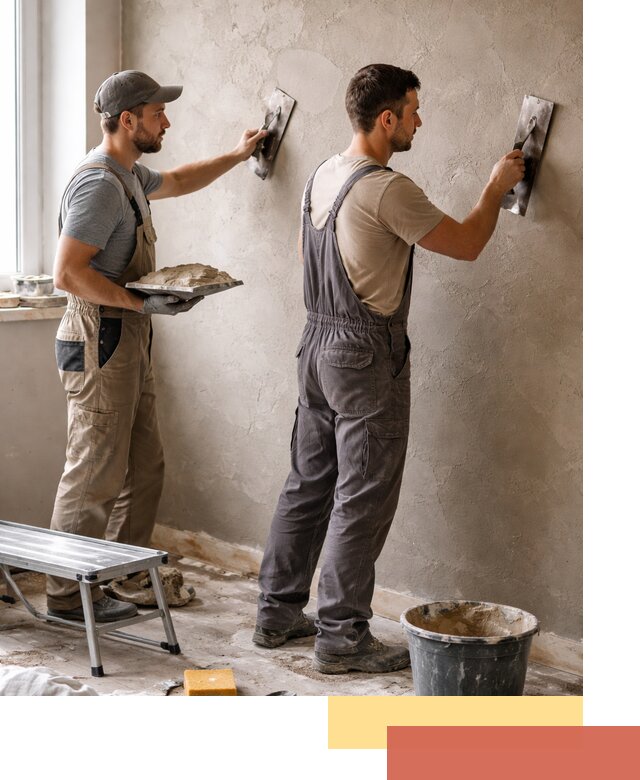 Ремонт декоративной штукатурки и восстановление фактуры в Камне-на-Оби