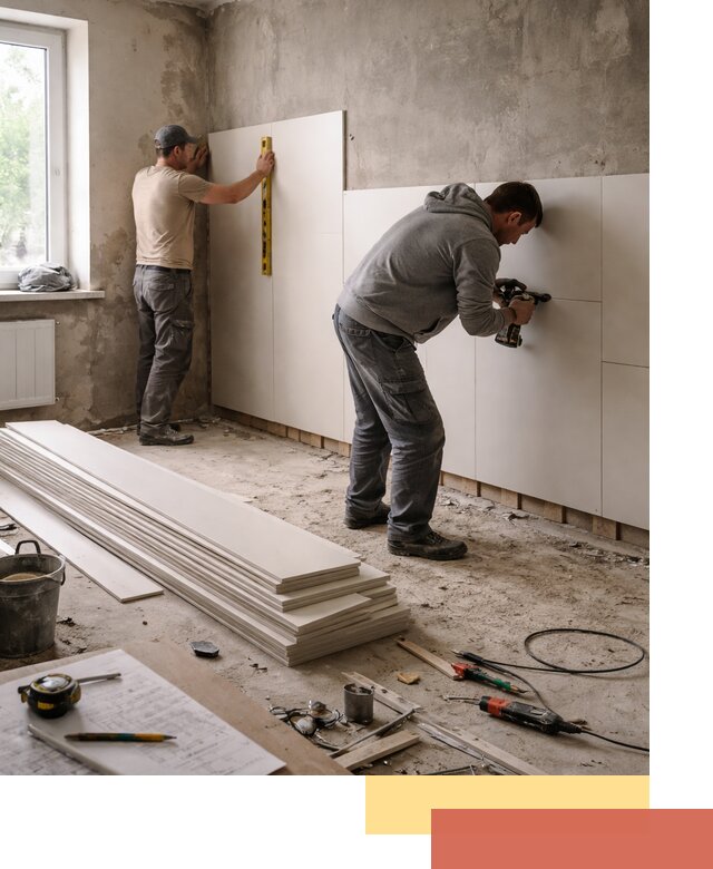 Монтаж ПВХ панелей на стены в Камне-на-Оби качественно и быстро