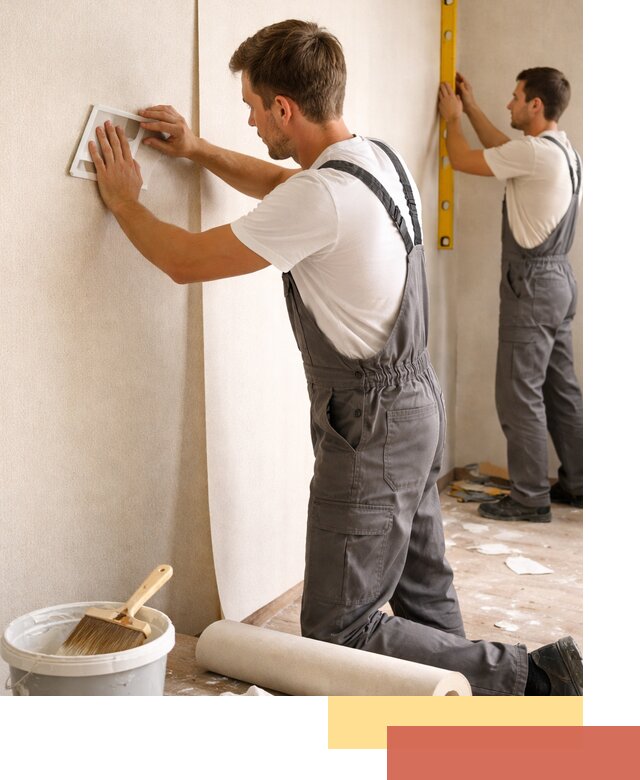 Поклейка бумажных обоев в Камне-на-Оби качественно и недорого