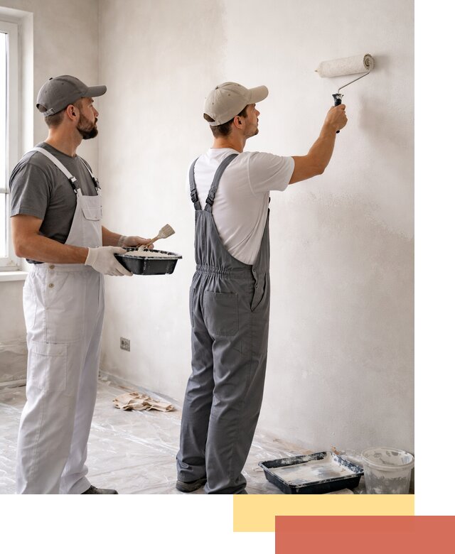 Покраска стен водоэмульсионной краской в Камне-на-Оби