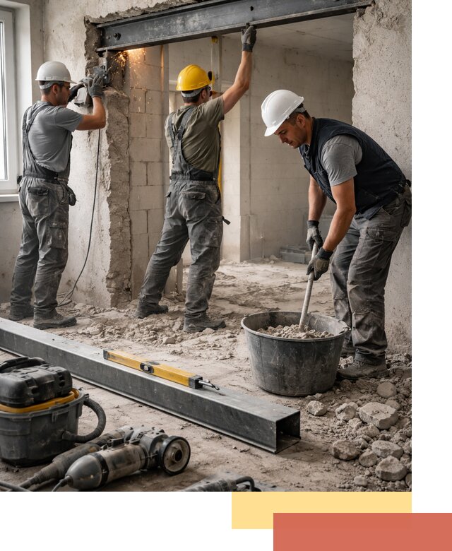 Создание проемов в стенах и несущих конструкциях в Камне-на-Оби