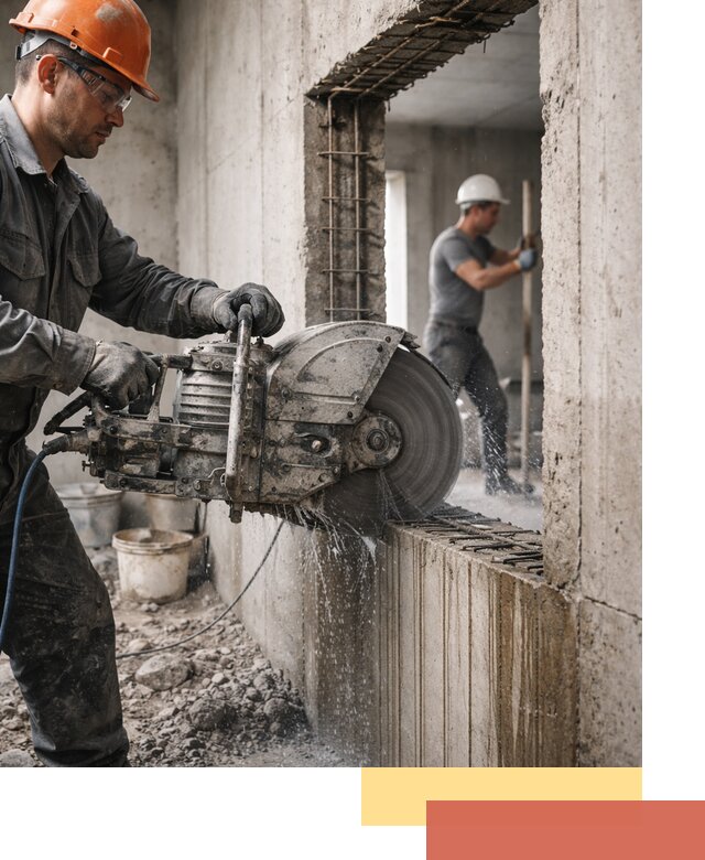 Алмазная резка проемов в Камне-на-Оби быстро и точно