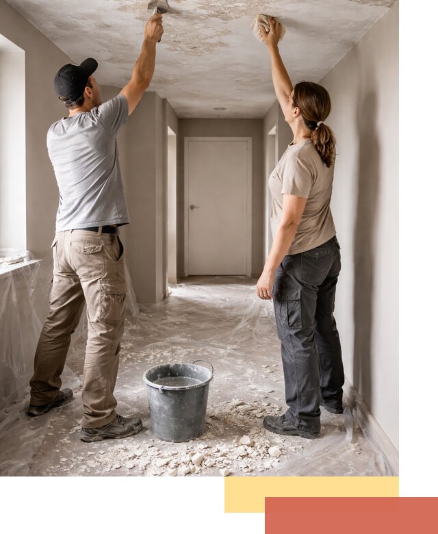 Удаление побелки с потолка в Камне-на-Оби — быстро и аккуратно