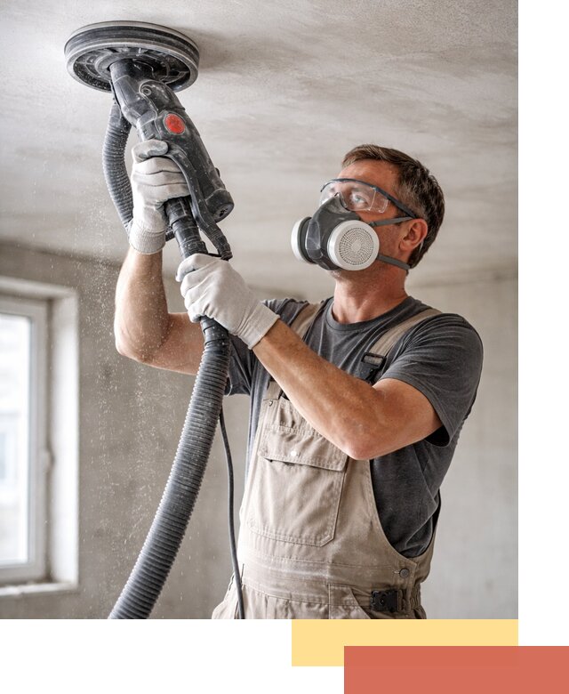 Шлифовка потолка в Камне-на-Оби — качественная подготовка под отделку