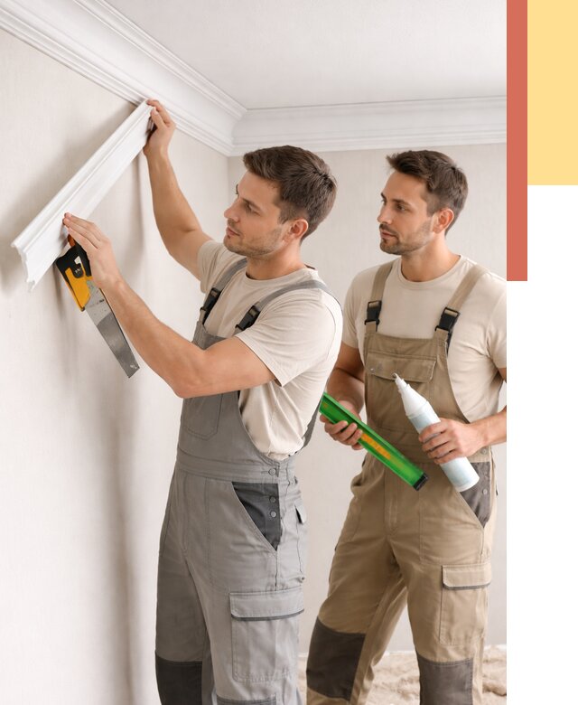 Монтаж потолочного плинтуса в Камне-на-Оби от 2335 руб. — быстро и недорого | ОТДЕЛОЧНИК-Кно